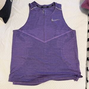 Nike Men’s Purple Running Tank Top Large
